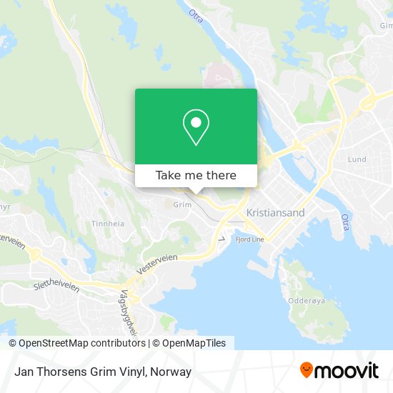 Jan Thorsens Grim Vinyl map