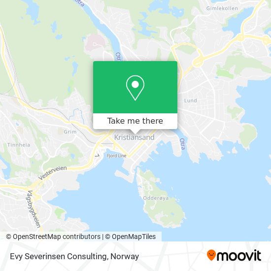 Evy Severinsen Consulting map