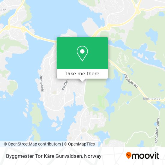 Byggmester Tor Kåre Gunvaldsen map