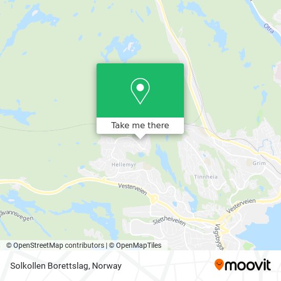 Solkollen Borettslag map