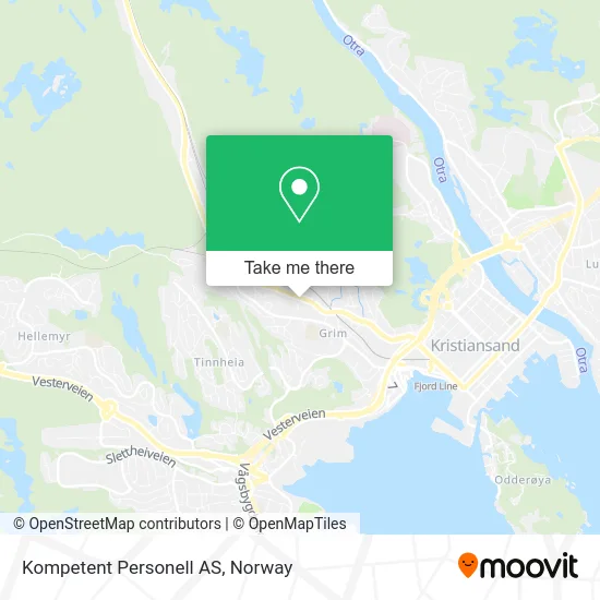 Kompetent Personell AS map