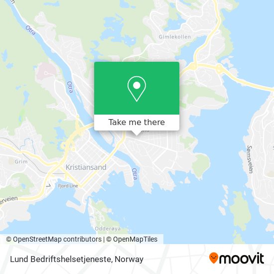 Lund Bedriftshelsetjeneste map