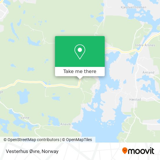 Vesterhus Øvre map