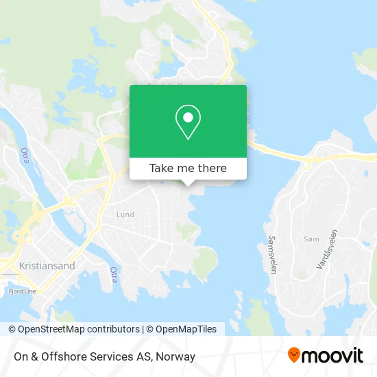 On & Offshore Services AS map