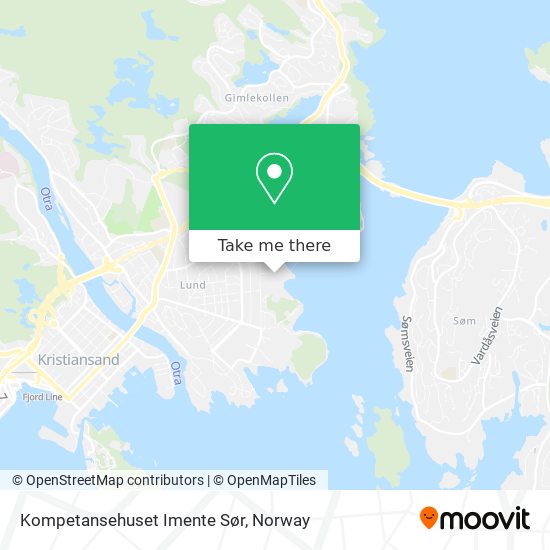 Kompetansehuset Imente Sør map