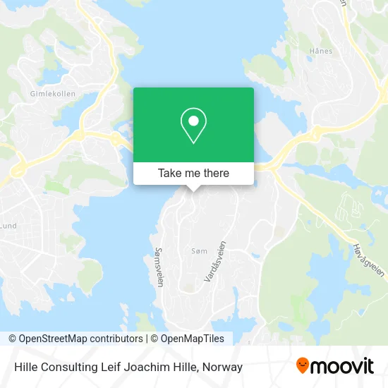 Hille Consulting Leif Joachim Hille map