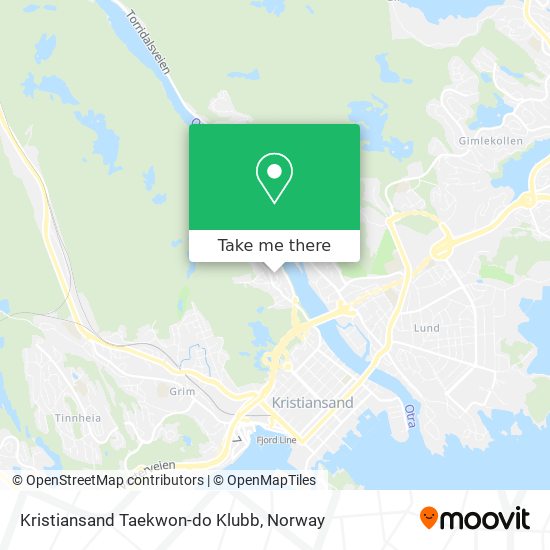 Kristiansand Taekwon-do Klubb map