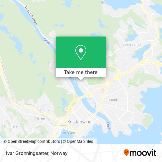 Ivar Grønningsæter map