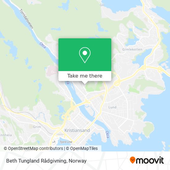 Beth Tungland Rådgivning map