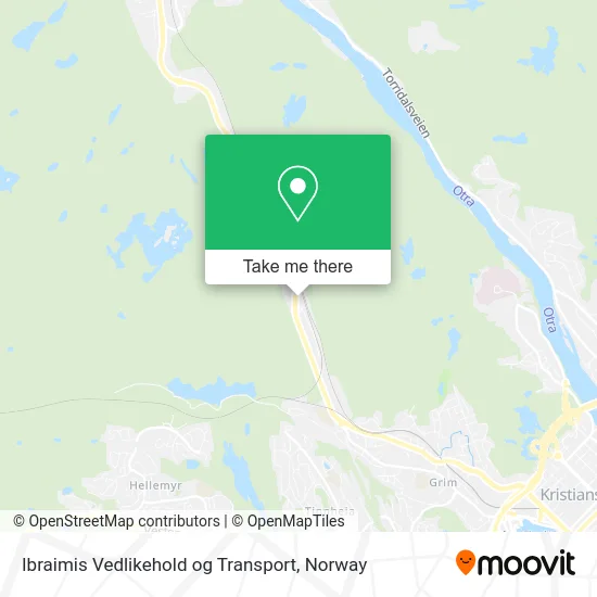 Ibraimis Vedlikehold og Transport map