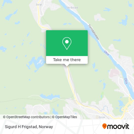 Sigurd H Frigstad map