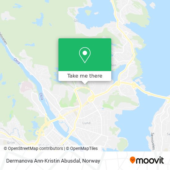 Dermanova Ann-Kristin Abusdal map