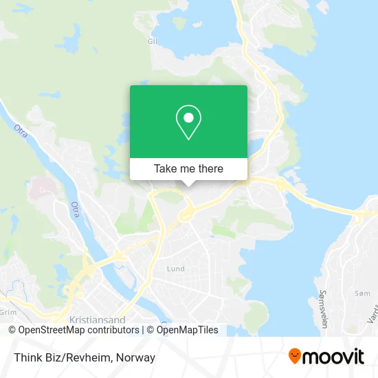 Think Biz/Revheim map