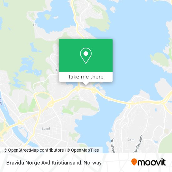 Bravida Norge Avd Kristiansand map