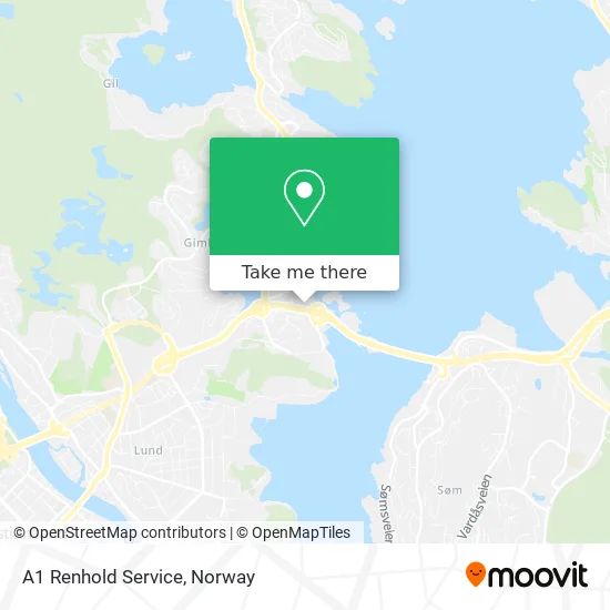 A1 Renhold Service map