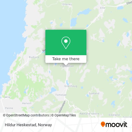 Hildur Heskestad map