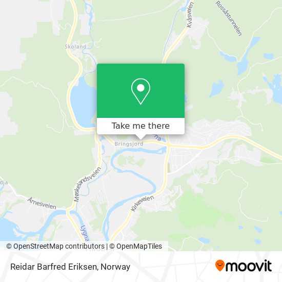 Reidar Barfred Eriksen map