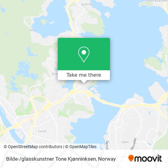 Bilde- / glasskunstner Tone Kjønninksen map