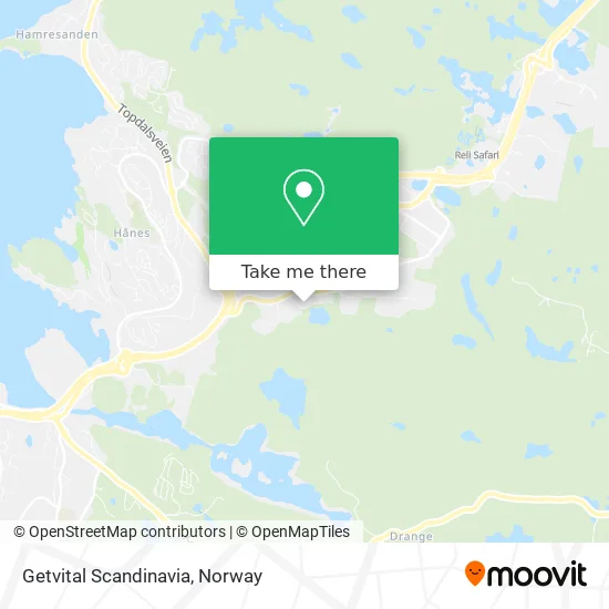 Getvital Scandinavia map