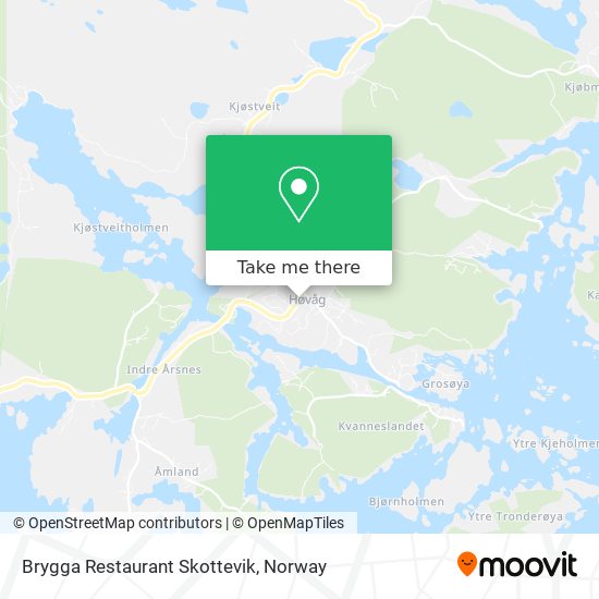 Brygga Restaurant Skottevik map