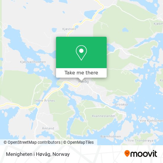 Menigheten i Høvåg map