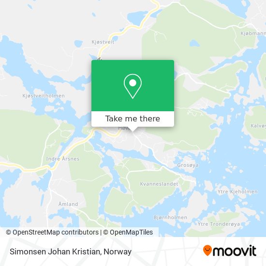 Simonsen Johan Kristian map