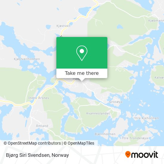 Bjørg Siri Svendsen map