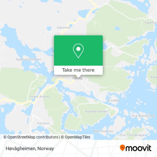 Høvågheimen map