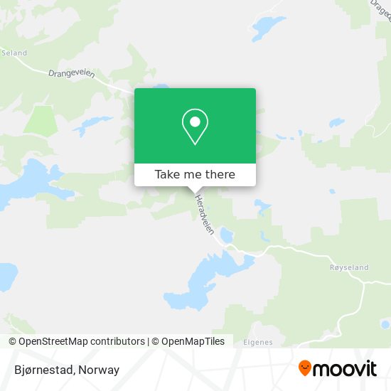 Bjørnestad map