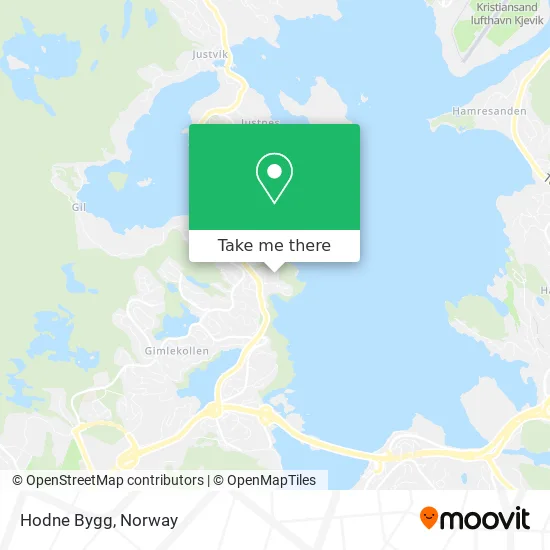 Hodne Bygg map