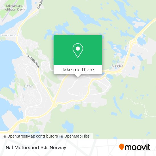 Naf Motorsport Sør map