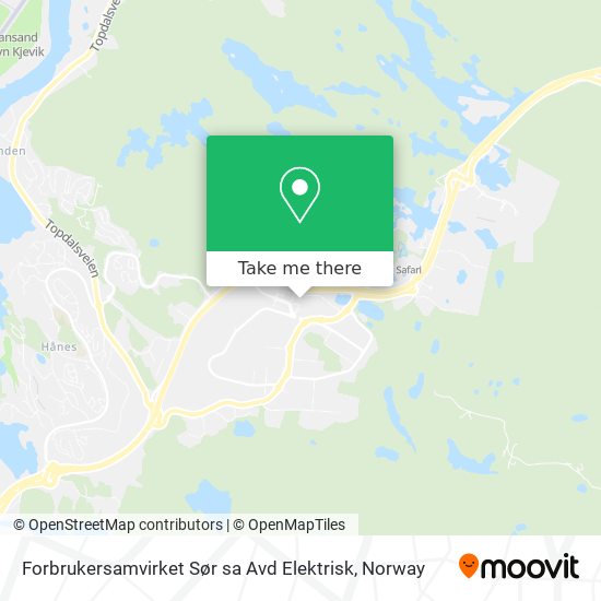 Forbrukersamvirket Sør sa Avd Elektrisk map