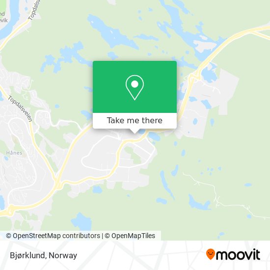 Bjørklund map