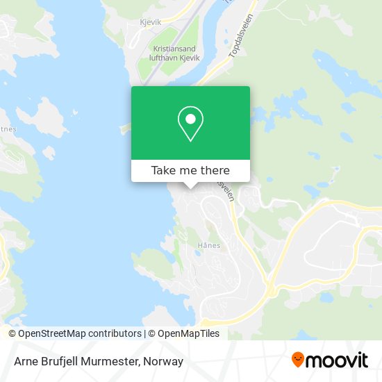 Arne Brufjell Murmester map