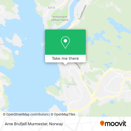 Arne Brufjell Murmester map