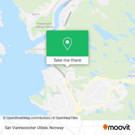 Sør Vannscooter Utleie map