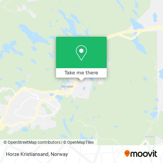 Horze Kristiansand map