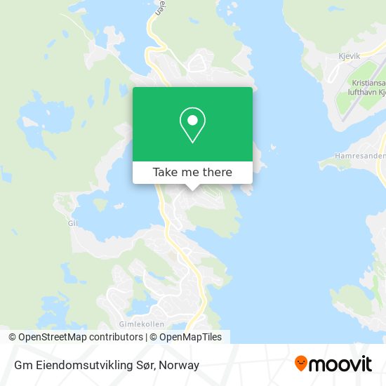Gm Eiendomsutvikling Sør map
