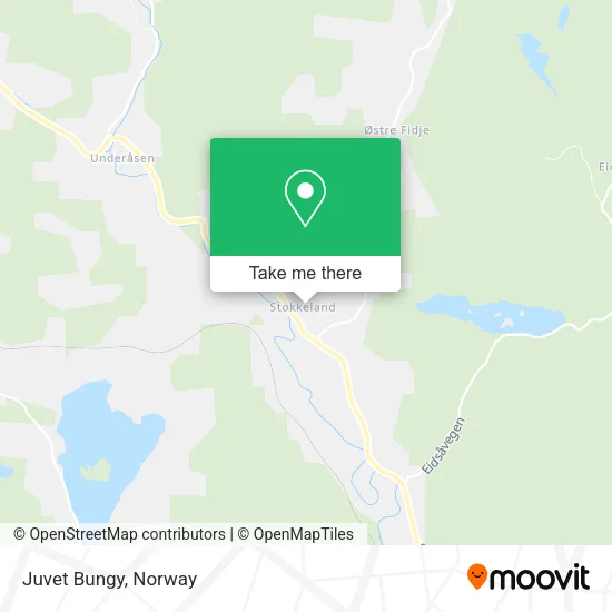 Juvet Bungy map