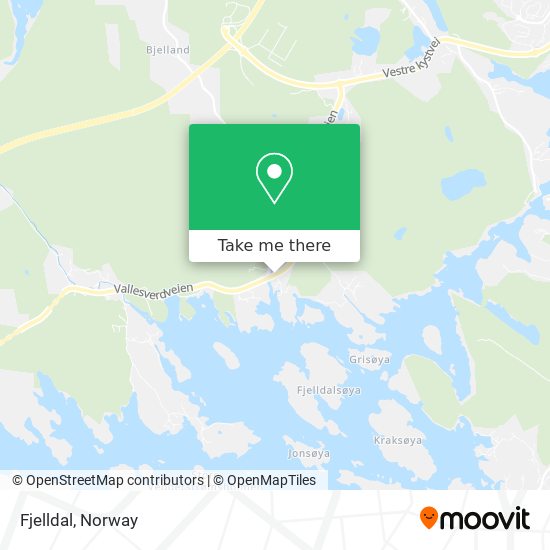 Fjelldal map