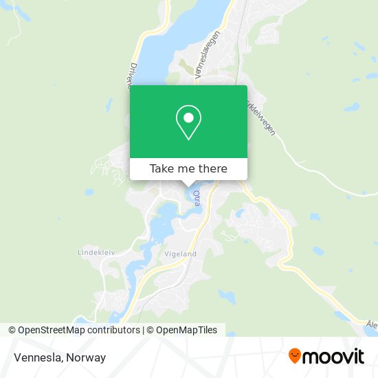 Vennesla map