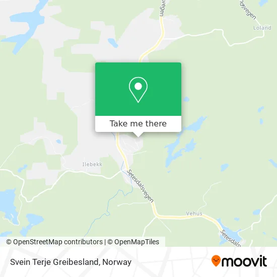 Svein Terje Greibesland map