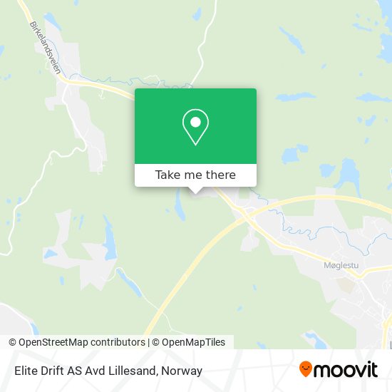 Elite Drift AS Avd Lillesand map