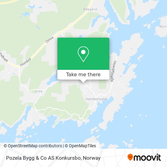 Pozela Bygg & Co AS Konkursbo map