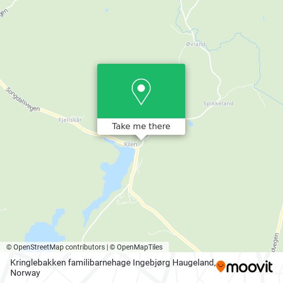 Kringlebakken familibarnehage Ingebjørg Haugeland map