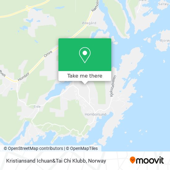 Kristiansand Ichuan&Tai Chi Klubb map