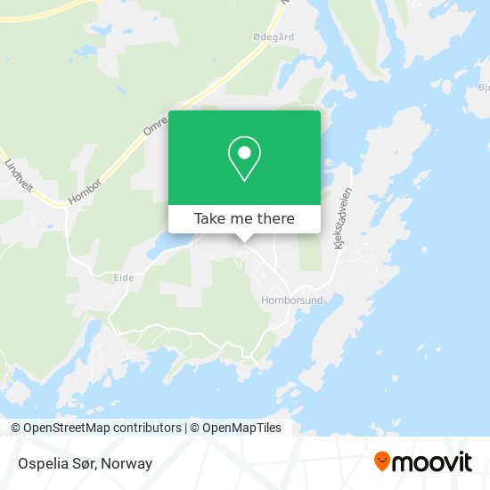 Ospelia Sør map