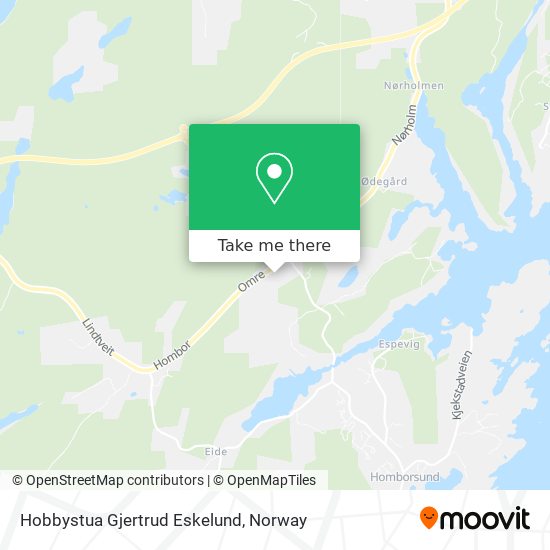 Hobbystua Gjertrud Eskelund map