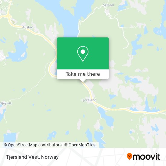 Tjersland Vest map