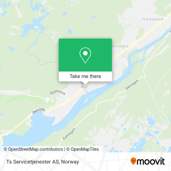 Ts Servicetjenester AS map